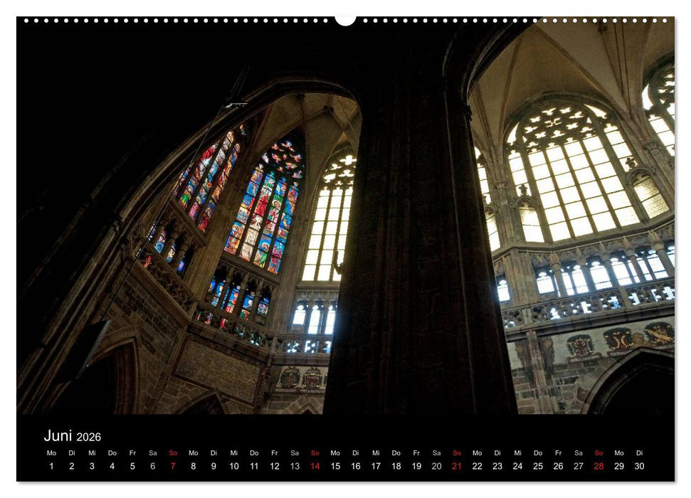 Prager Ansichten (CALVENDO Wandkalender 2026)