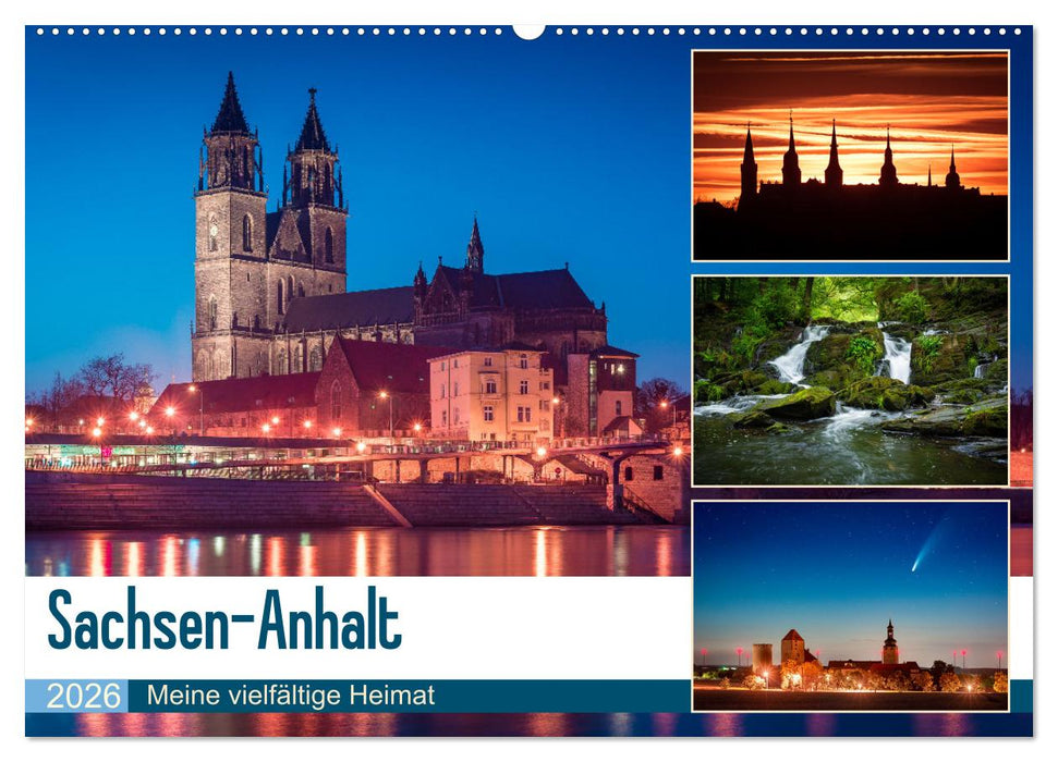 Sachsen-Anhalt - Meine vielfältige Heimat (CALVENDO Wandkalender 2026)