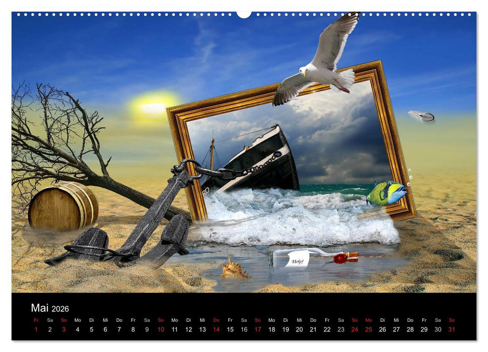 Mystische und romantische Märchenwelt Mausopardia (CALVENDO Premium Wandkalender 2026)