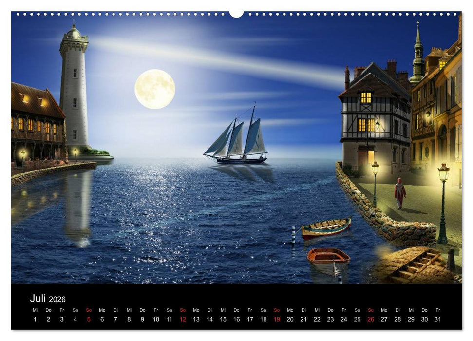 Mystische und romantische Märchenwelt Mausopardia (CALVENDO Premium Wandkalender 2026)