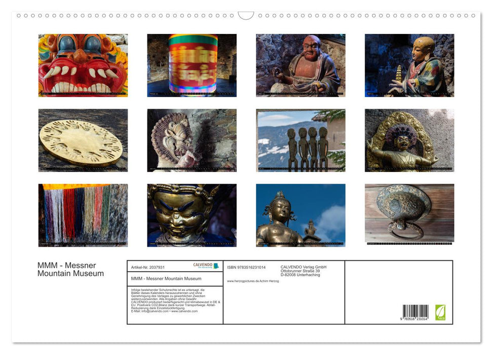 MMM - Messner Mountain Museum (CALVENDO Wandkalender 2026)