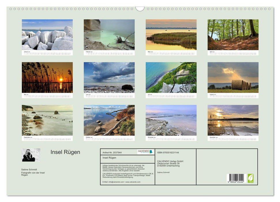 Insel Rügen (CALVENDO Wandkalender 2026)