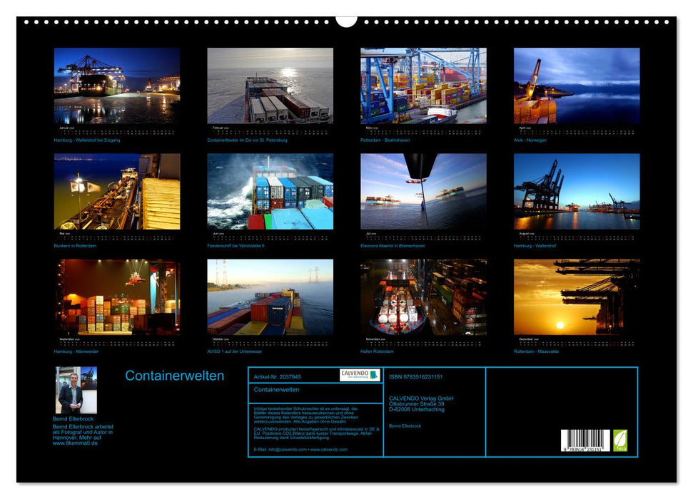 Containerwelten (CALVENDO Wandkalender 2026)