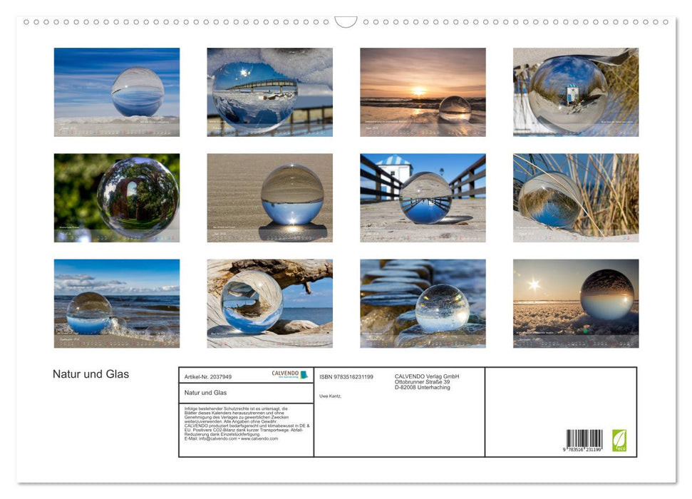 Natur und Glas (CALVENDO Wandkalender 2026)