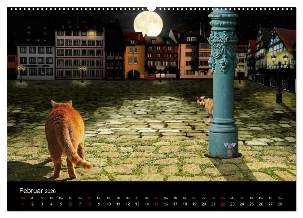 Mystische und romantische Märchenwelt Mausopardia (CALVENDO Wandkalender 2026)
