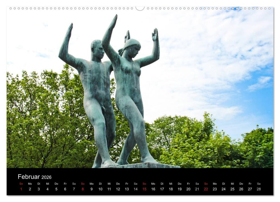 Oslo (CALVENDO Premium Wandkalender 2026)