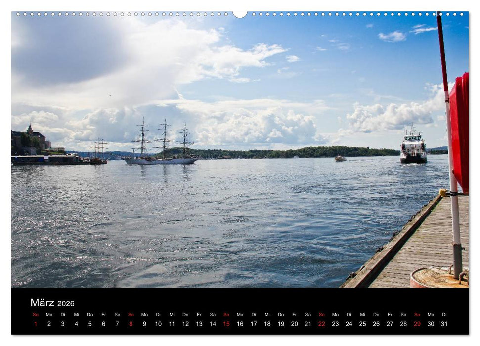 Oslo (CALVENDO Premium Wandkalender 2026)