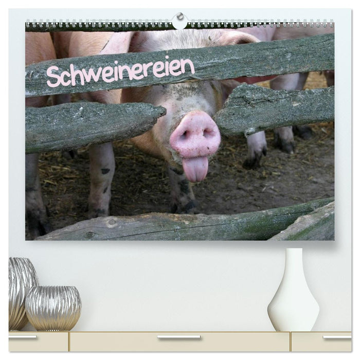 Schweinereien (CALVENDO Premium Wandkalender 2026)