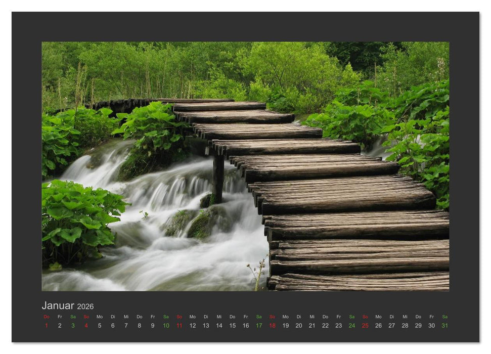 FALLENDE WASSER (CALVENDO Wandkalender 2026)