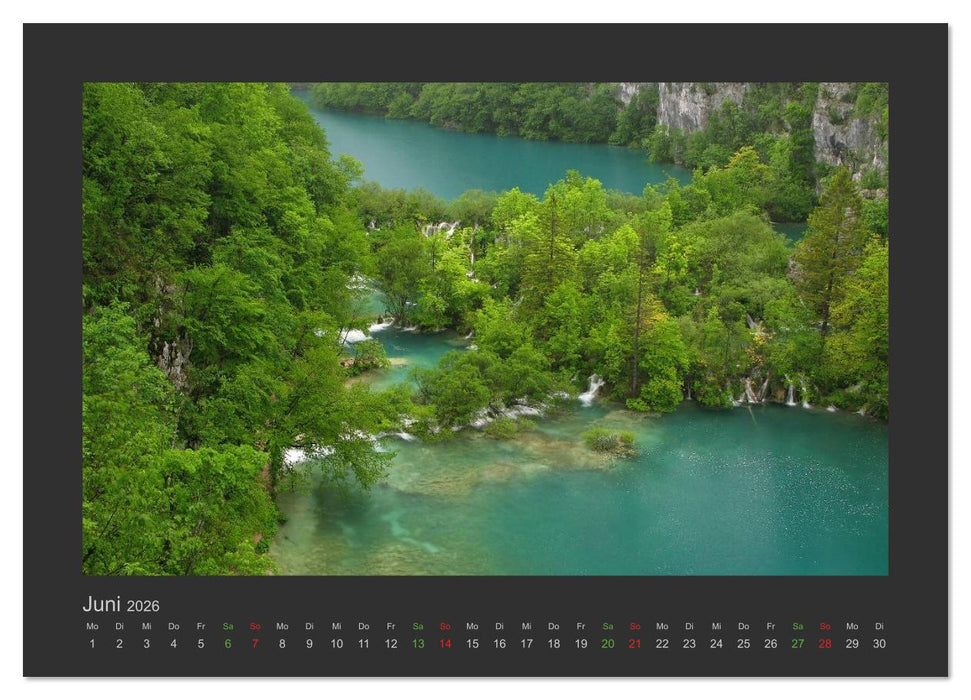 FALLENDE WASSER (CALVENDO Wandkalender 2026)