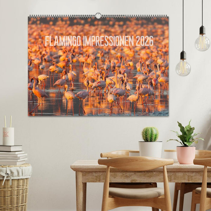 Flamingo Impressionen 2026 (CALVENDO Wandkalender 2026)