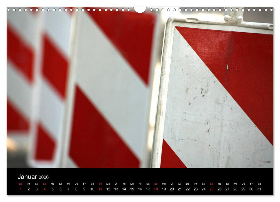 Baustellen (CALVENDO Wandkalender 2026)