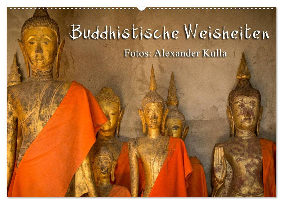 Buddhistische Weisheiten (CALVENDO Wandkalender 2026)