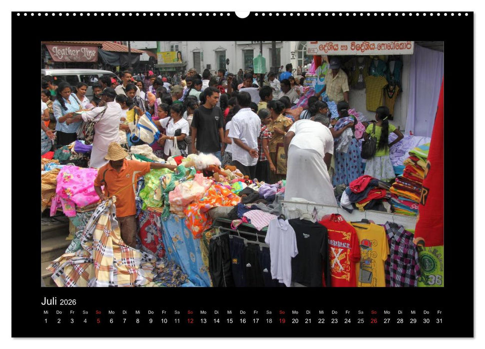 Sri Lanka Impressionen (CALVENDO Premium Wandkalender 2026)
