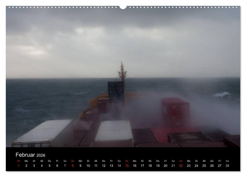 Eine Frachtschiffreise (CALVENDO Wandkalender 2026)