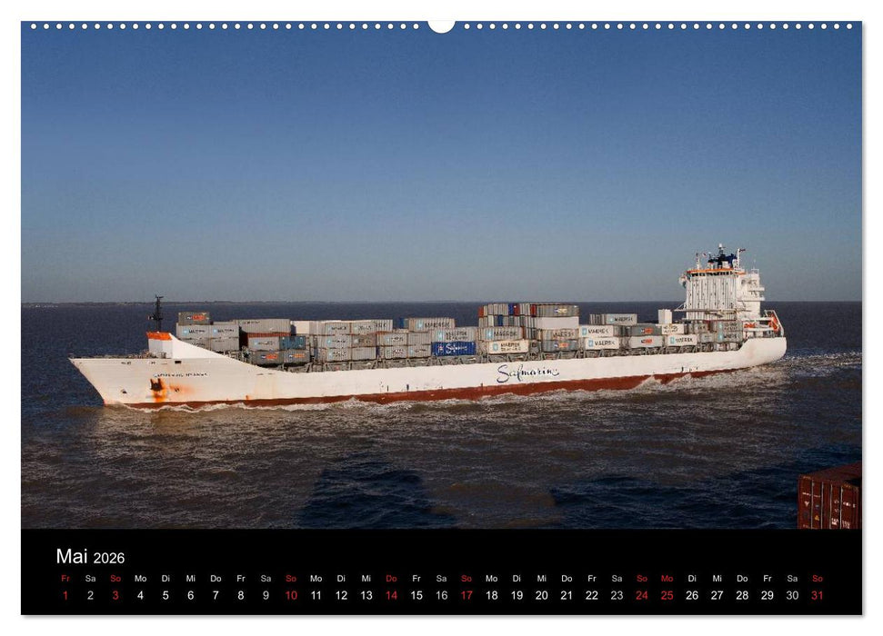 Eine Frachtschiffreise (CALVENDO Wandkalender 2026)