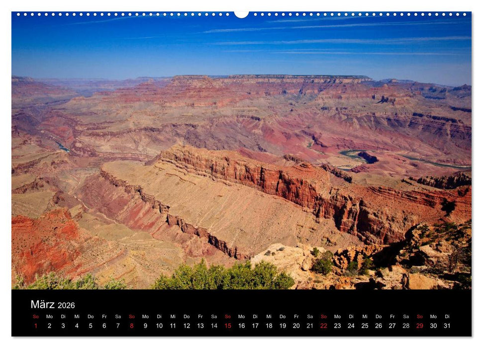 USA Southwest & Hawaii (CALVENDO Wandkalender 2026)