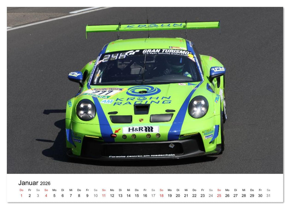 Motorsport aus Zuffenhausen (CALVENDO Premium Wandkalender 2026)