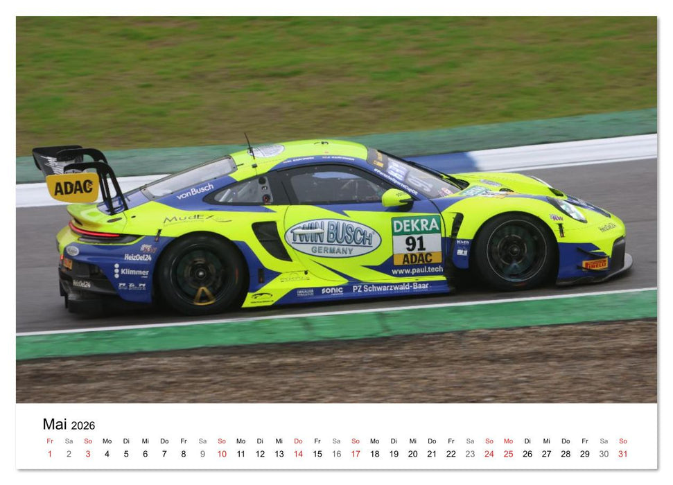 Motorsport aus Zuffenhausen (CALVENDO Premium Wandkalender 2026)