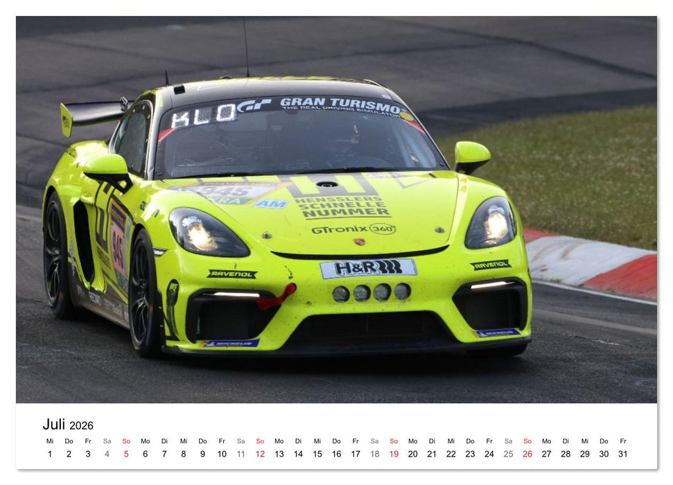 Motorsport aus Zuffenhausen (CALVENDO Premium Wandkalender 2026)