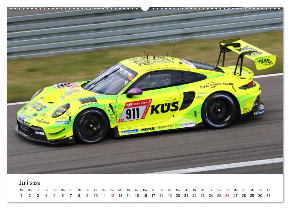 Motorsport aus Zuffenhausen (CALVENDO Premium Wandkalender 2026)