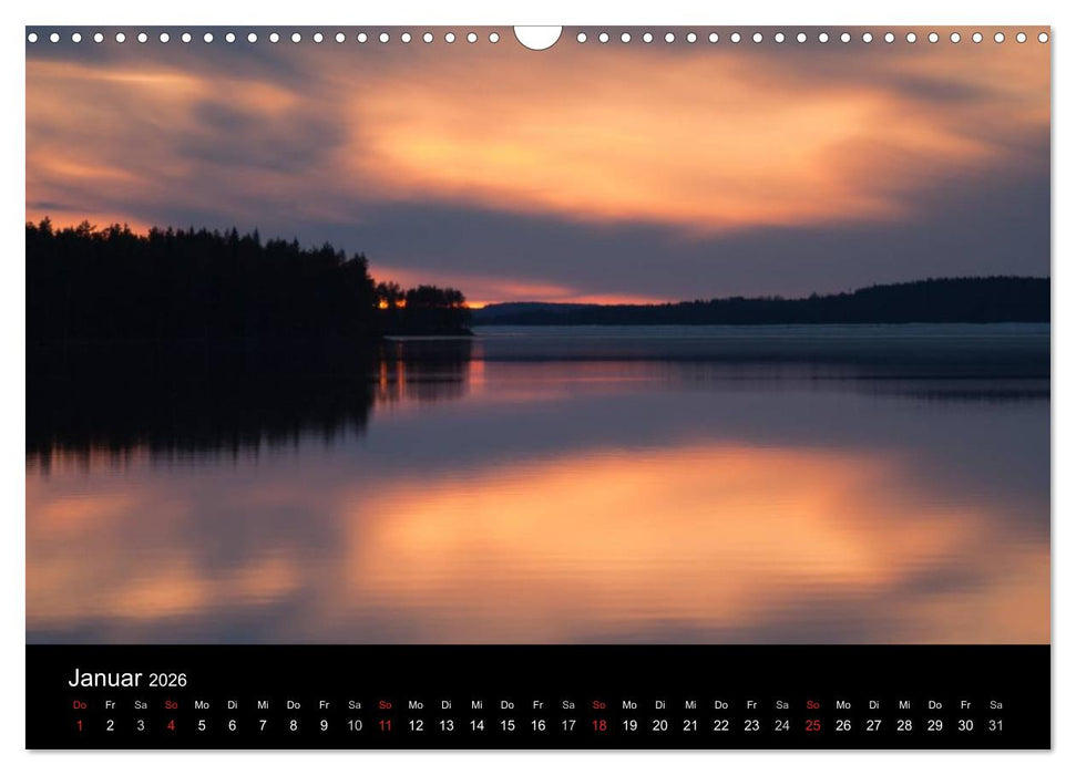 Nordische Lichterstimmungen (CALVENDO Wandkalender 2026)
