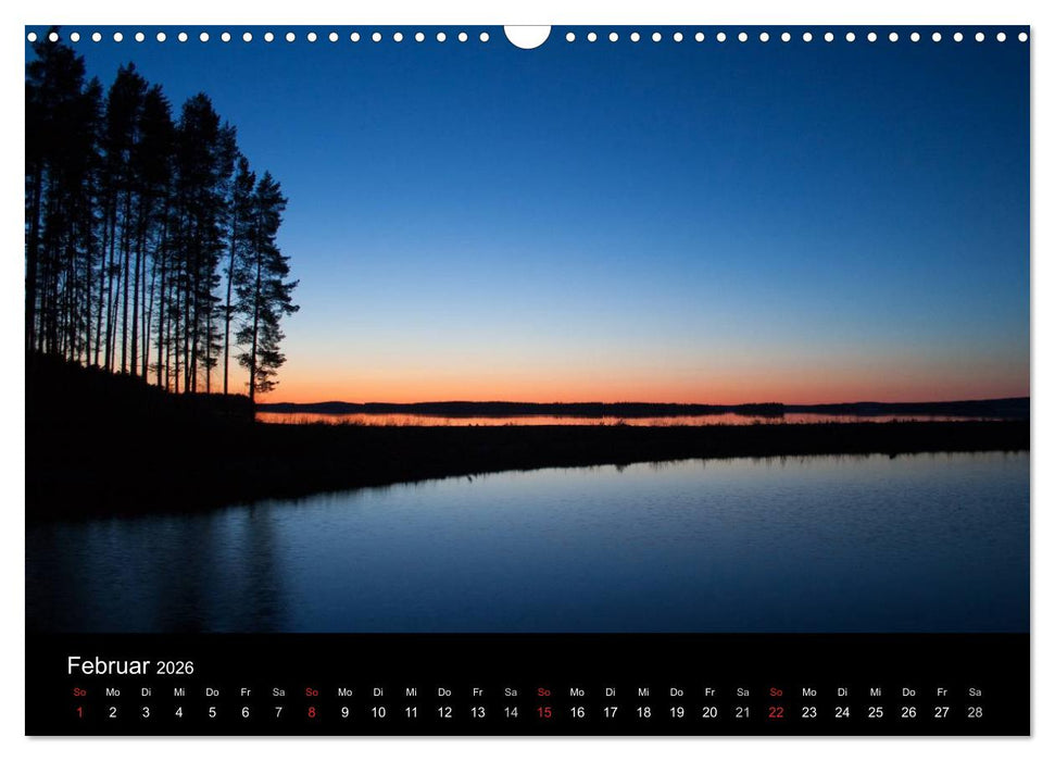 Nordische Lichterstimmungen (CALVENDO Wandkalender 2026)