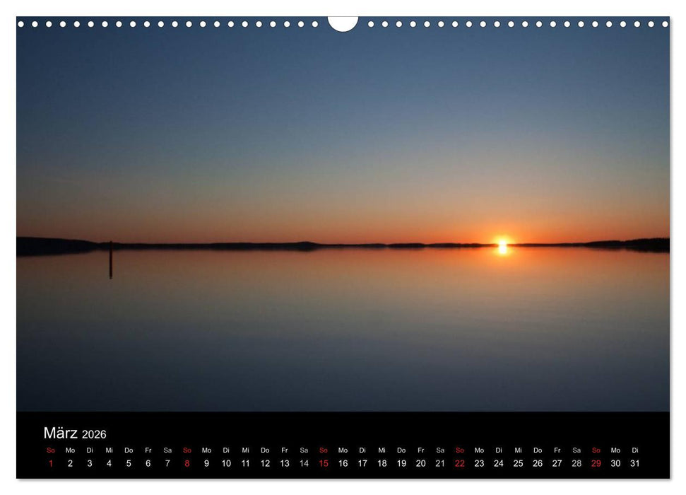 Nordische Lichterstimmungen (CALVENDO Wandkalender 2026)
