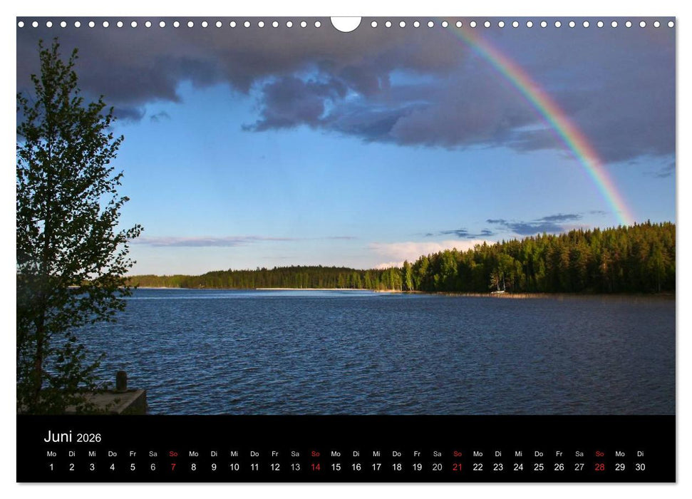 Nordische Lichterstimmungen (CALVENDO Wandkalender 2026)