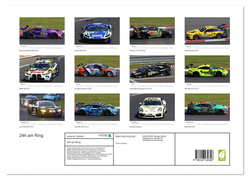 24h am Ring (CALVENDO Premium Wandkalender 2026)