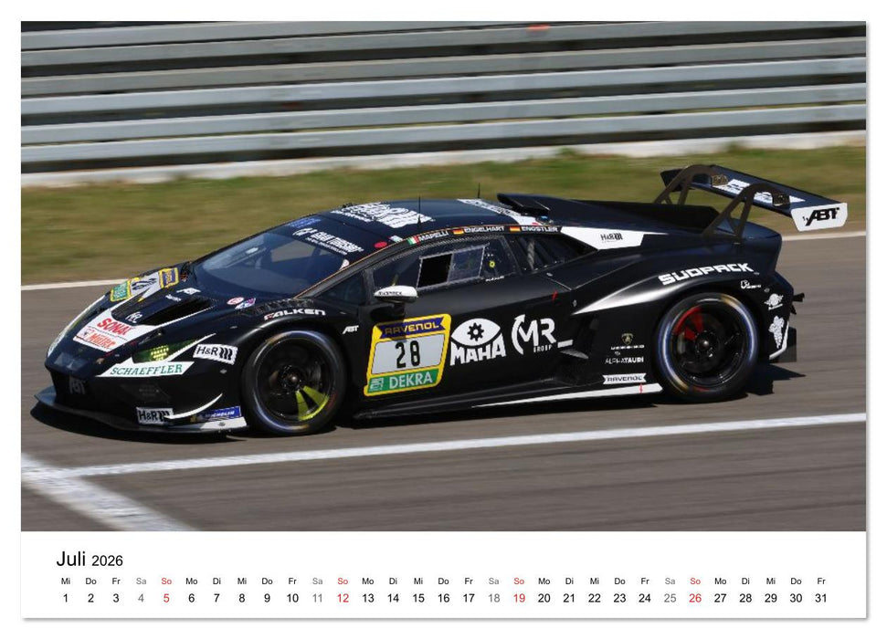 24h am Ring (CALVENDO Premium Wandkalender 2026)