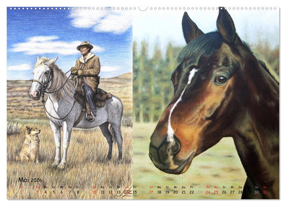 Arts & Horses (CALVENDO Wandkalender 2026)