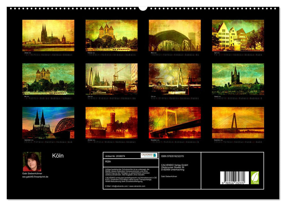 Köln (CALVENDO Premium Wandkalender 2026)