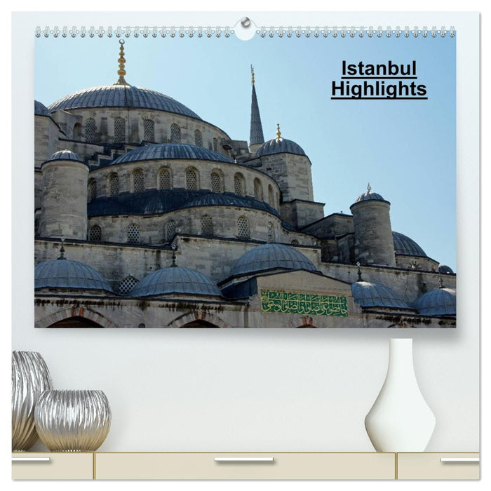 Istanbul Highlights (CALVENDO Premium Wandkalender 2026)