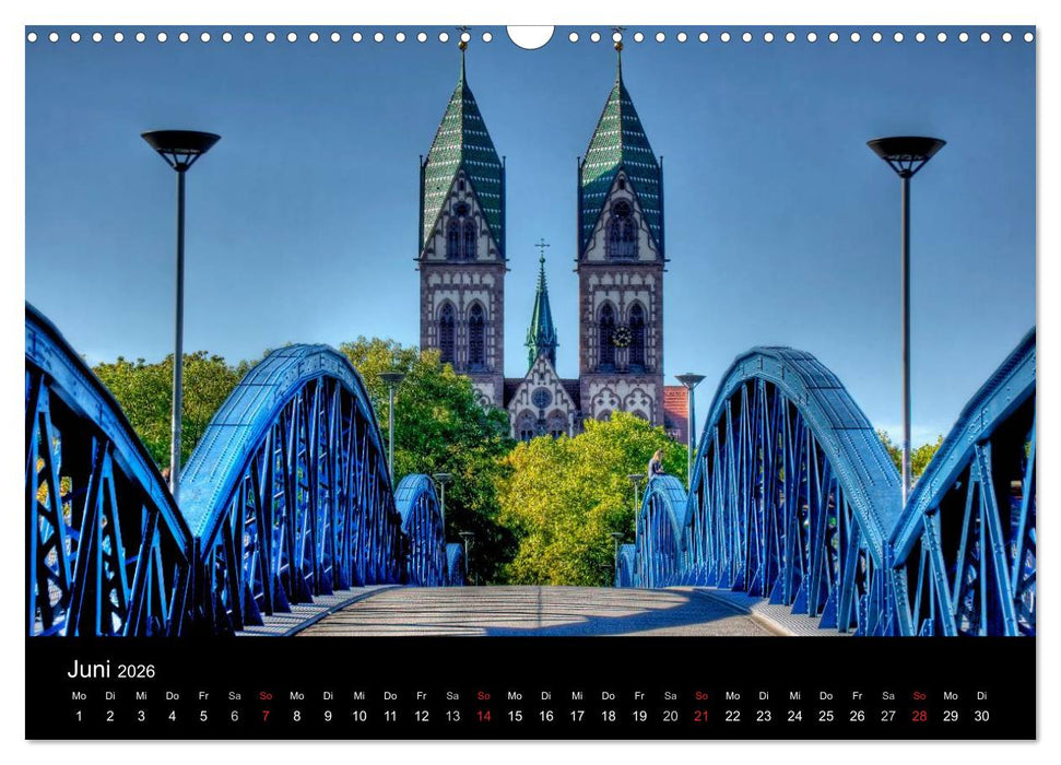 Freiburger Impressionen (CALVENDO Wandkalender 2026)