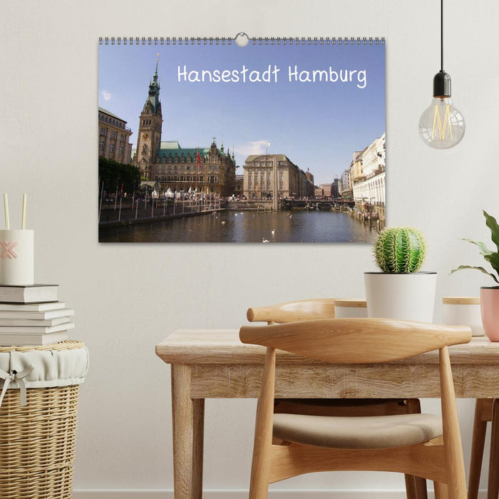 Hansestadt Hamburg (CALVENDO Wandkalender 2026)