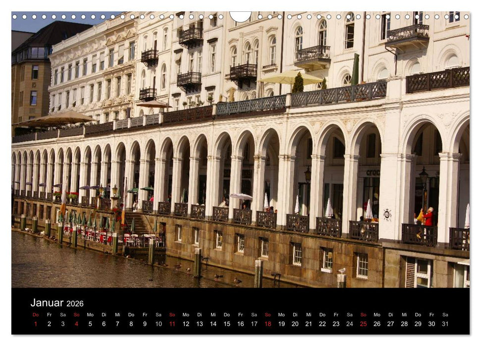 Hansestadt Hamburg (CALVENDO Wandkalender 2026)