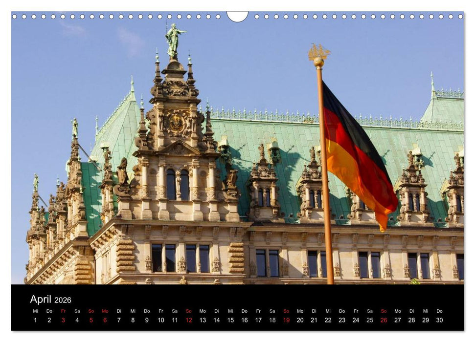 Hansestadt Hamburg (CALVENDO Wandkalender 2026)
