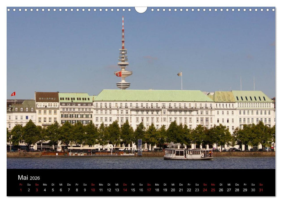 Hansestadt Hamburg (CALVENDO Wandkalender 2026)