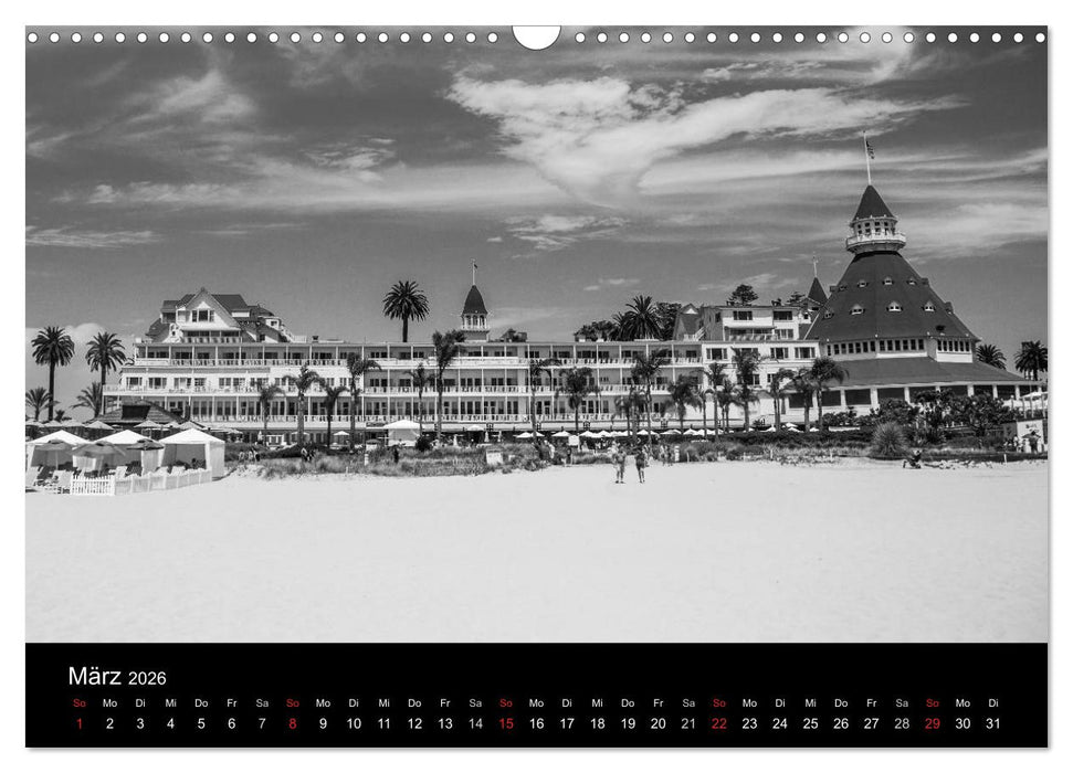 Architektur in Schwarz-Weiß (CALVENDO Wandkalender 2026)