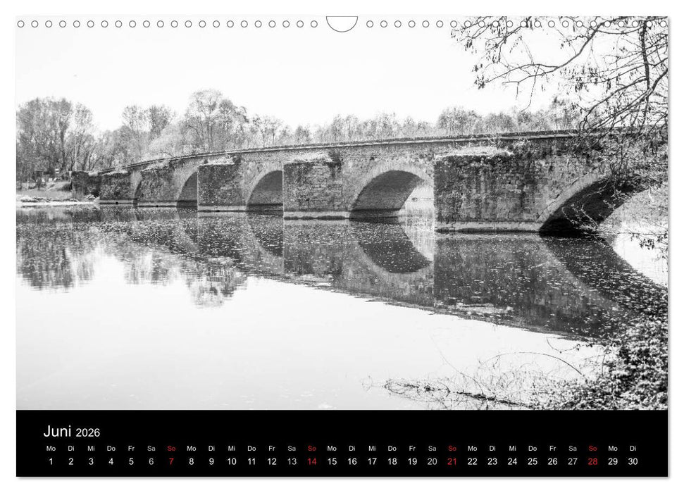 Architektur in Schwarz-Weiß (CALVENDO Wandkalender 2026)