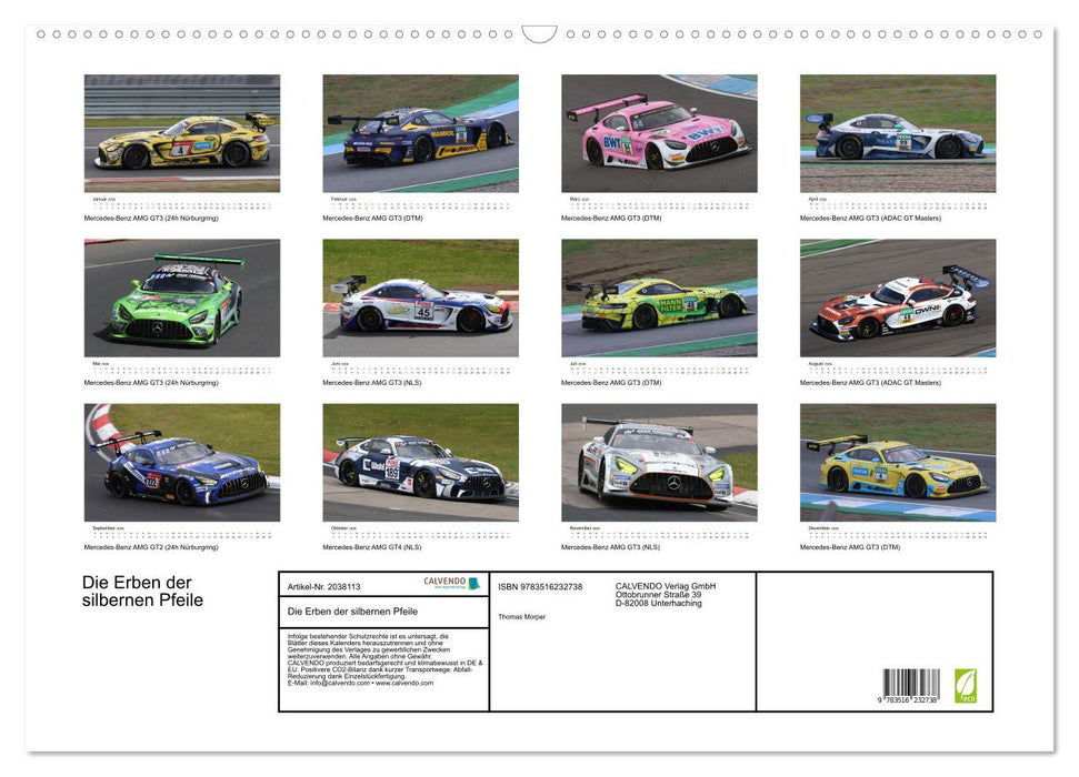 Die Erben der silbernen Pfeile (CALVENDO Wandkalender 2026)