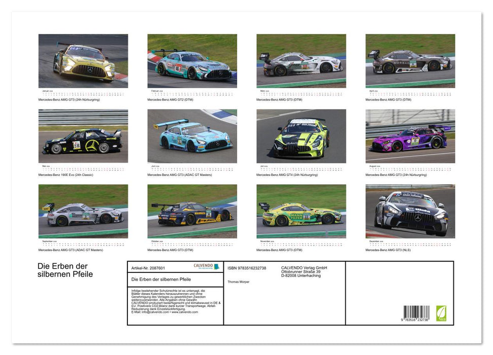 Die Erben der silbernen Pfeile (CALVENDO Wandkalender 2026)