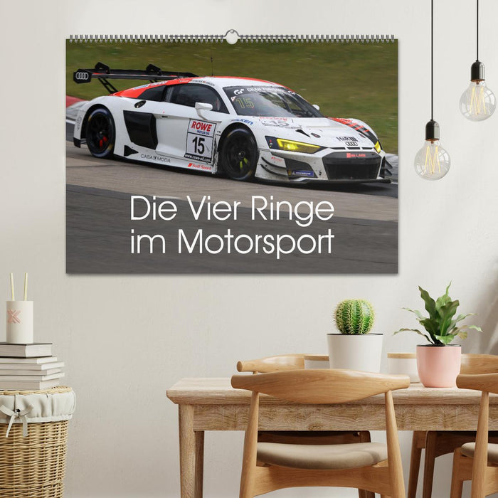 Die Vier Ringe im Motorsport (CALVENDO Wandkalender 2026)