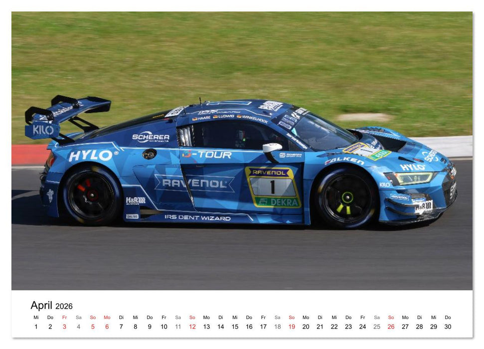 Die Vier Ringe im Motorsport (CALVENDO Wandkalender 2026)