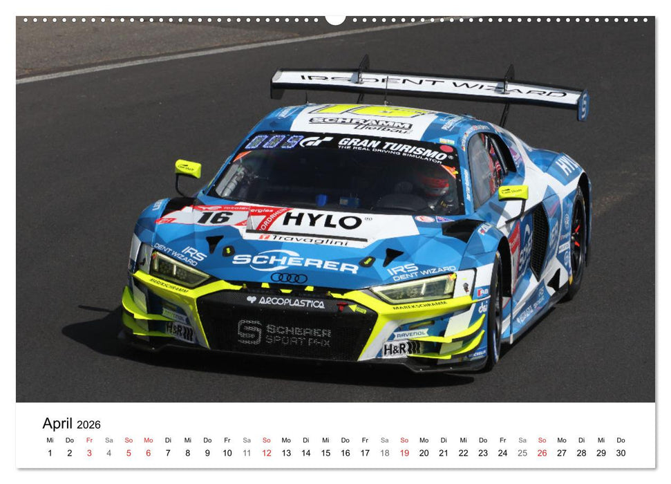 Die Vier Ringe im Motorsport (CALVENDO Wandkalender 2026)