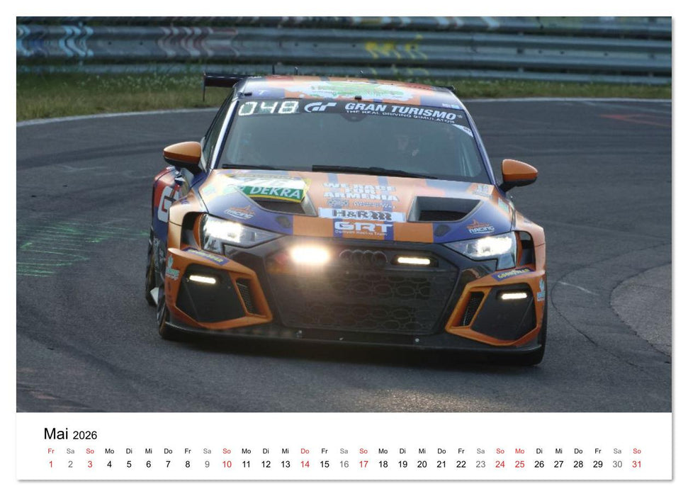 Die Vier Ringe im Motorsport (CALVENDO Wandkalender 2026)