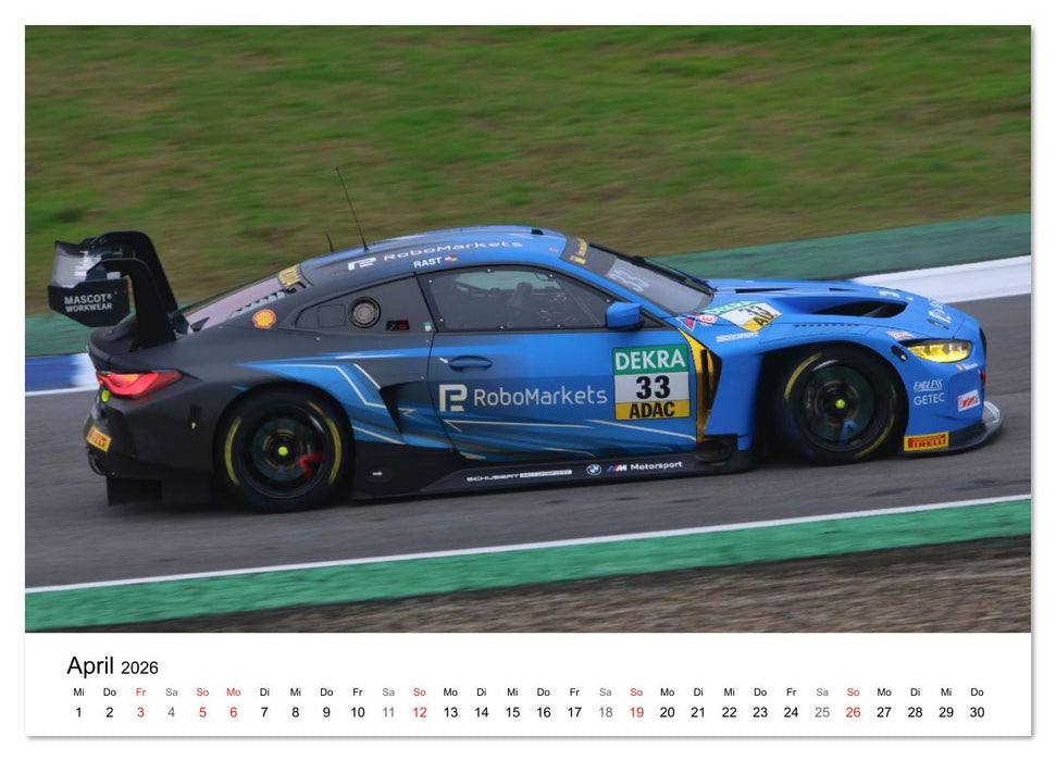 Bayerische Motoren Werke im Motorsport (CALVENDO Wandkalender 2026)