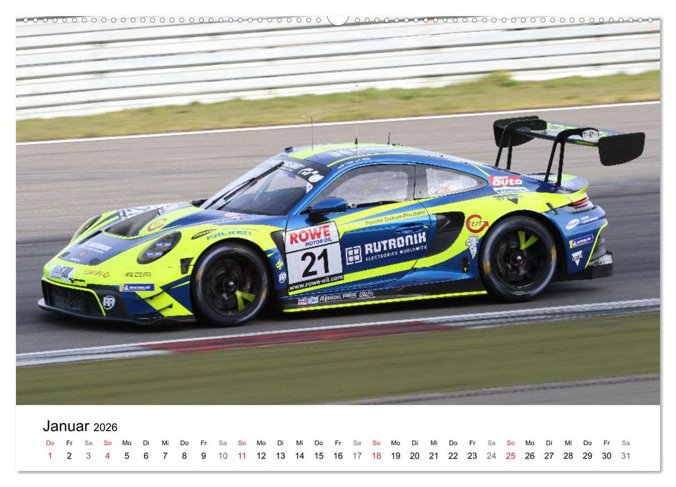 Motorsport aus Zuffenhausen (CALVENDO Wandkalender 2026)