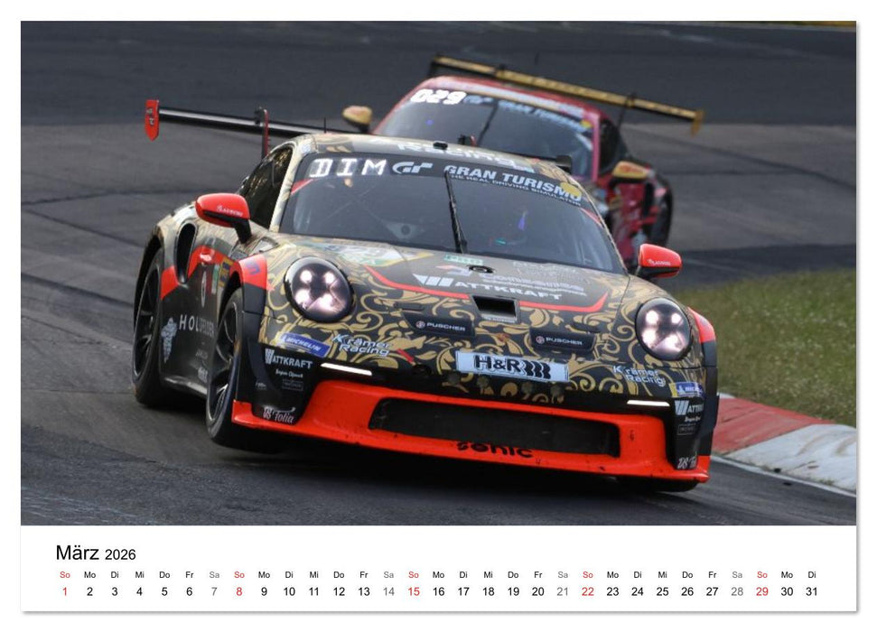 Motorsport aus Zuffenhausen (CALVENDO Wandkalender 2026)